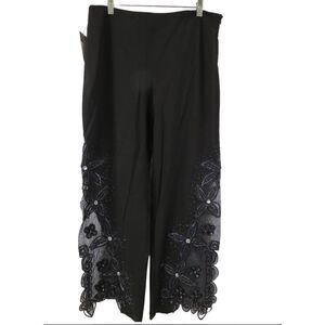 Head To Toe Boutique (Black) Lace Pants Women's Size 12